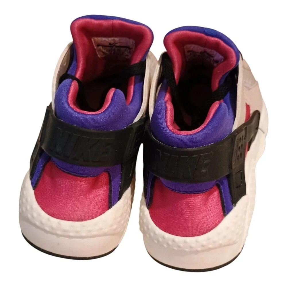 Nike Huarache Kids Run GS Desert Sand Sneakers Pink Purple Youth 6.5 Women's 7.5